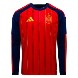 Spanje Thuisshirt WK 2026 Lange Mouwen