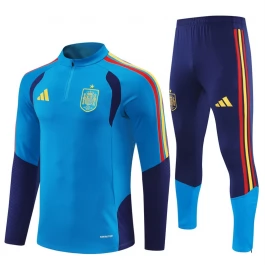 Spanje Trainingspak 2026-27 - 1-4 Zip Blauw