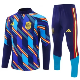 Spanje Trainingspak 2026-27 - 1-4 Zip Blauw