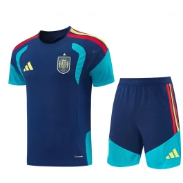 Spanje Trainingsshirt en Shorts 2026-27 Blauw