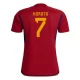 Spanje Voetbaltenue Morata 7 2022 Thuisshirt