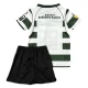 Sporting Lissabon Thuisshirt Kids Retro 2001-2003 Voetbaltenue