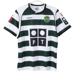 Sporting Lissabon Thuisshirt Retro 2001-2003 Voetbaltenue