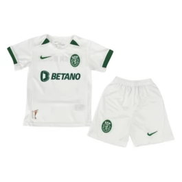 Sporting Lissabon Uitshirt Kids 2024-2025 Voetbaltenue