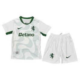 Sporting Lissabon Uitshirt Kids 2025-2026 Voetbaltenue