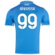 SSC Napoli Anguissa 99 Thuisshirt 2024-2025 Voetbaltenue