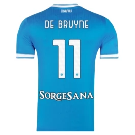 SSC Napoli De Bruyne 11 Thuisshirt 2025-2026 Voetbaltenue