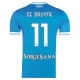 SSC Napoli De Bruyne 11 Thuisshirt 2025-2026 Voetbaltenue
