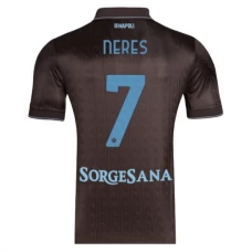 SSC Napoli Neres 7 Third Shirt 2025-2026 Voetbaltenue