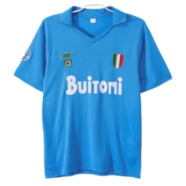 SSC Napoli Thuisshirt Retro 1987-1988 Voetbaltenue