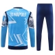 SSC Napoli Trainingspakken 2024-25 - 1-4 Zip Blauw