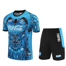 SSC Napoli Trainingsshirtpak 2025-26 - Shorts Blauw