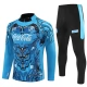 SSC Napoli Trainingssweaterpak 2025-26 - 1-4 Zip Blauw
