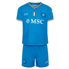 SSC Napoli Voetbaltenue 2023-2024 Thuisshirt Kids