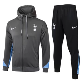 Tottenham Hotspur Trainingsjackpakken 2024-25 - Hoodie Grijs