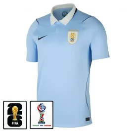 Uruguay Thuisshirt WK 2026 met Patch