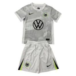 VfL Wolfsburg Uitshirt Kids 2025-2026 Voetbaltenue
