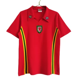 Wales Voetbaltenue Retro 1976-1979 Thuisshirt
