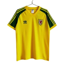 Wales Voetbaltenue Retro 1982 Uitshirt