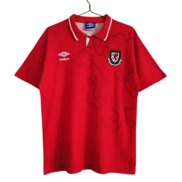 Wales Voetbaltenue Retro 1992-1994 Thuisshirt