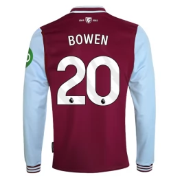 West Ham United Bowen 20 Thuisshirt 2024-2025 L/S Voetbaltenue