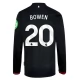 West Ham United Bowen 20 Uitshirt 2024-2025 L/S Voetbaltenue