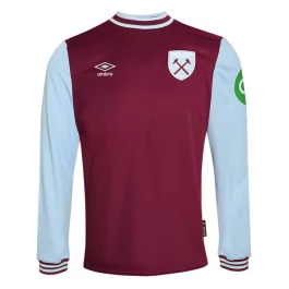 West Ham United Thuisshirt 2024-2025 L/S Voetbaltenue