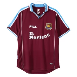 West Ham United Thuisshirt Retro 1999-2001 Voetbaltenue