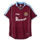 West Ham United Thuisshirt Retro 1999-2001 Voetbaltenue