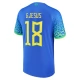 WK 2022 Brazilië Voetbaltenue G.Jesus 18 Uitshirt