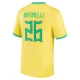 WK 2022 Brazilië Voetbaltenue Martinelli 26 Thuisshirt