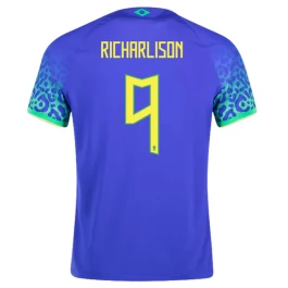 WK 2022 Brazilië Voetbaltenue Richarlison 9 Uitshirt