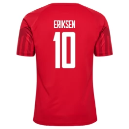 WK 2022 Denemarken Voetbaltenue Eriksen 10 Thuisshirt