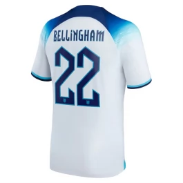 WK 2022 Engeland Voetbaltenue Bellingham 22 Thuisshirt