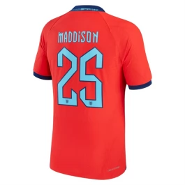 WK 2022 Engeland Voetbaltenue Maddison 25 Uitshirt