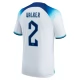 WK 2022 Engeland Voetbaltenue Walker 2 Thuisshirt