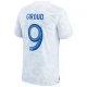 WK 2022 Frankrijk Voetbaltenue Giroud 9 Uitshirt