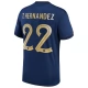 WK 2022 Frankrijk Voetbaltenue T.Hernandez 22 Thuisshirt