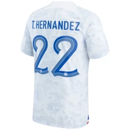 WK 2022 Frankrijk Voetbaltenue T.Hernandez 22 Uitshirt