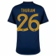 WK 2022 Frankrijk Voetbaltenue Thuram 26 Thuisshirt