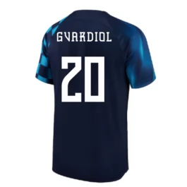 WK 2022 Kroatië Voetbaltenue Gvardiol 20 Uitshirt