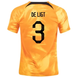 WK 2022 Nederland Voetbaltenue De Ligt 3 Thuisshirt
