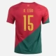 WK 2022 Portugal Voetbaltenue R.Leao 15 Thuisshirt