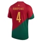 WK 2022 Portugal Voetbaltenue Rúben Dias 4 Thuisshirt