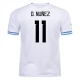 WK 2022 Uruguay Voetbaltenue D.Nunez 11 Uitshirt