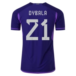 WK voetbal 2022 Argentinië Dybala 21 Uitshirt