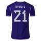 WK voetbal 2022 Argentinië Dybala 21 Uitshirt
