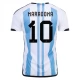 WK voetbal 2022 Argentinië Maradona 10 Thuisshirt