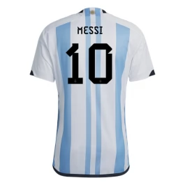 WK voetbal 2022 Argentinië Messi 10 Thuisshirt