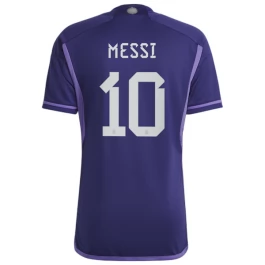 WK voetbal 2022 Argentinië Messi 10 Uitshirt